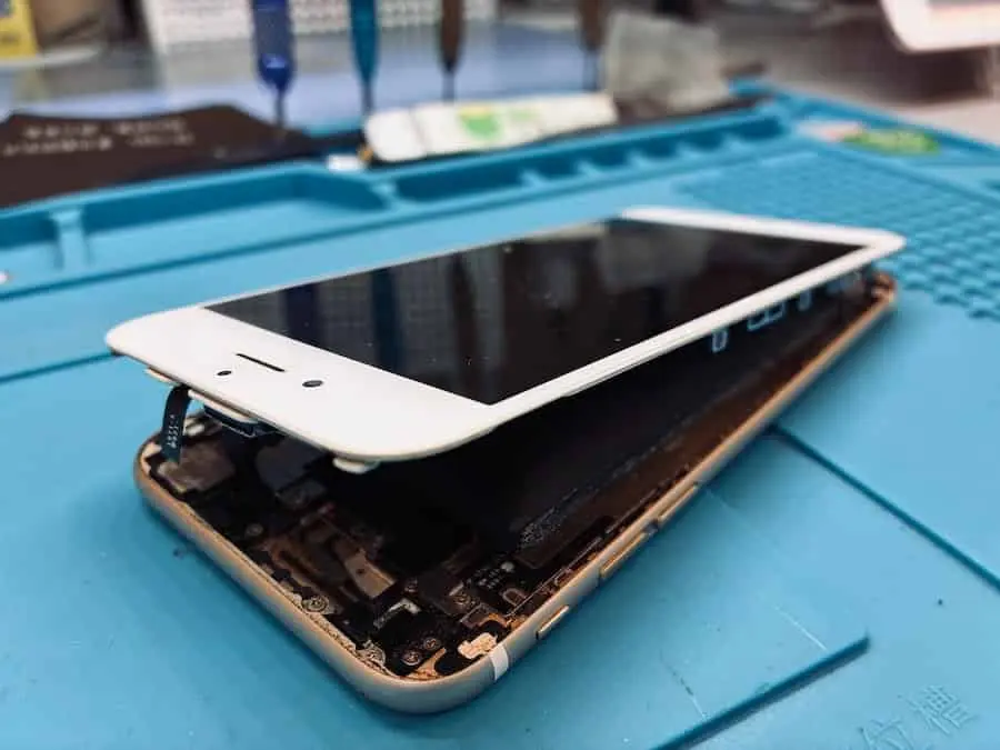iPhoneバッテリー交換