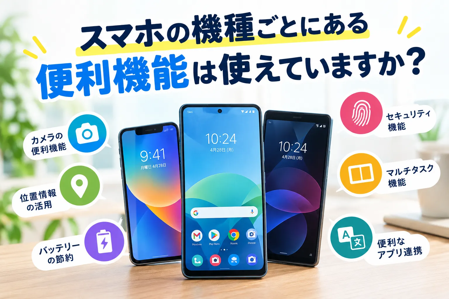 スマホの機種ごとにある便利機能は使えていますか？スマートクリアドン・キホーテ小樽店が解説いたします！