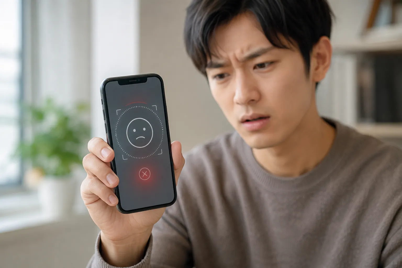 iPhoneのFace IDが突然使えない！原因と修理が必要なケースを解説