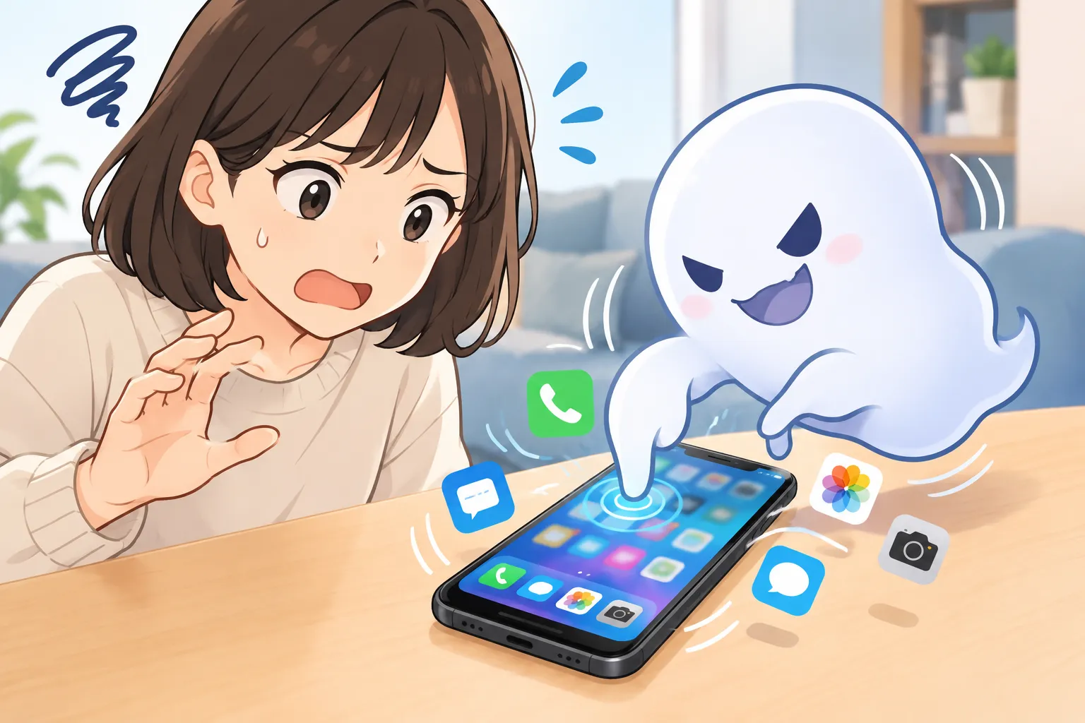 iPhoneの画面が勝手にタップされる「ゴーストタッチ」とは?