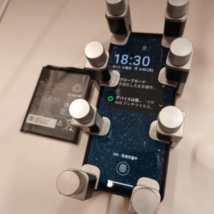 AQUOS sense6バッテリー交換