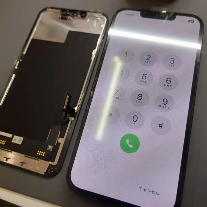iPhone 13の画面が映らない症状も即日修理対応【スマートクリア イオン札幌栄町店】