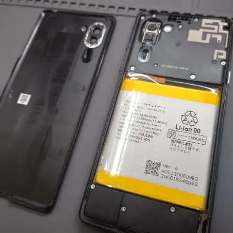 シンプルスマホ6のバッテリー交換