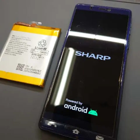 シンプルスマホ6のバッテリー交換