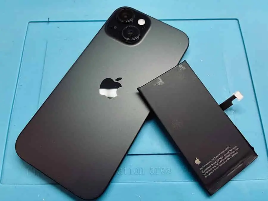 iPhoneバッテリー交換