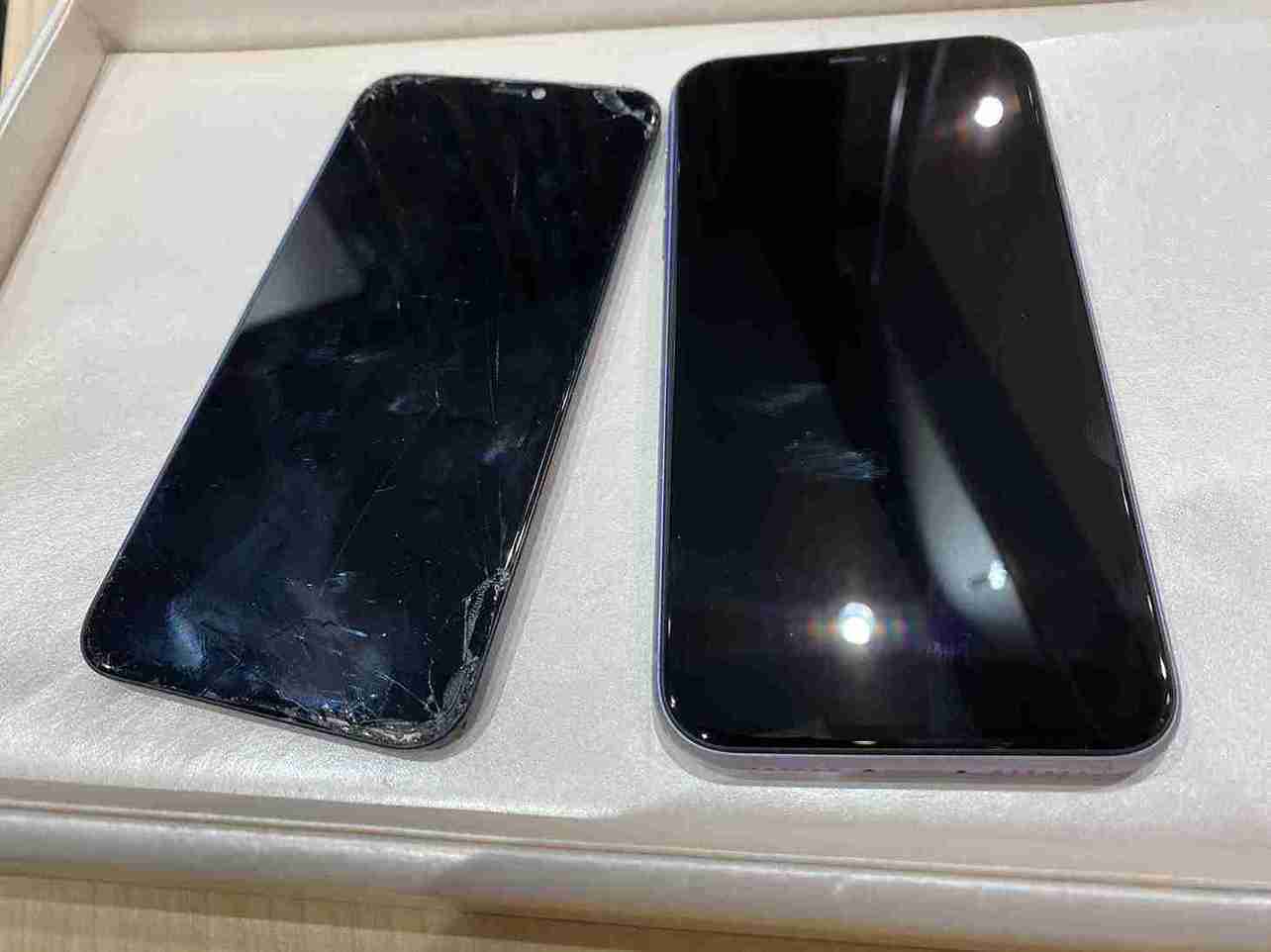 iPhone11 画面破損即日修理 大阪 スマートクリア