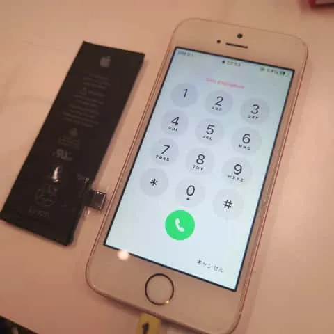 iPhone7バッテリー交換
