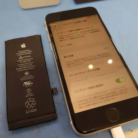 iPhoneSE2のバッテリー交換